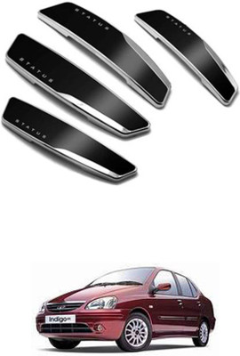 APICAL Plastic Car Door Guard(Black, Pack of 4, Tata, Indigo)
