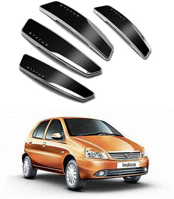 APICAL Plastic Car Door Guard(Black, Pack of 4, Tata, Indica)