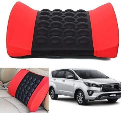 CARIZO Red, Black Nylon Car Pillow Cushion for Toyota(Rectangular, Pack of 1)