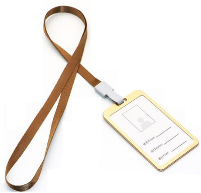 WHNOATOC 1 Card Holder(Set of 1, Gold)