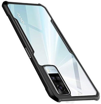 Mobile Case Cover Bumper Case for Vivo Y31(Transparent, Black, Shock Proof, Silicon, Pack of: 1)