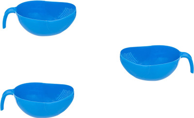 Kitchen4U Strainer(Blue Pack of 3)