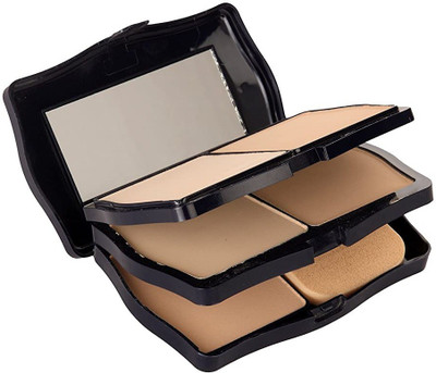 MYEONG PROFESSIONAL MAKE UP 5 IN 1 COMPACT POWDER LONG LASTING Compact(BEIGE, 38 g)