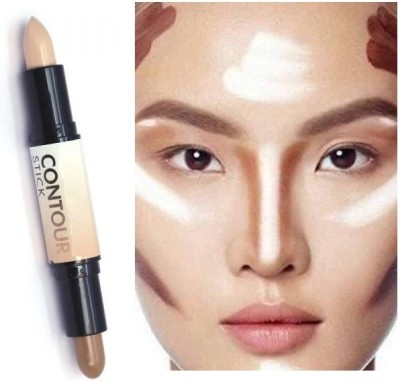 GFSU MAKEUP WONDER STICK CONTOUR & HIGHLIGHTER STICK Concealer Pack Of 2 Concealer(Multi Color, 8 g)