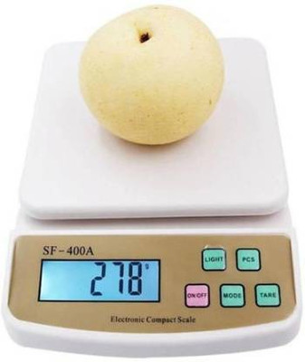 JS INDIA Js india digital 10kg1x1g kitechan balance multi purpose weight measuring machine SF 400A with usb Fish Scaler(Pack of 1)