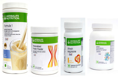 HERBALIFE Weight Loss & Immunity Boosting Combo With ( Formula 1 Nutritional Shake Mix -Kulfi Flavor + Personalized Protein Powder 200 Gram + Afresh Energy Drink Mix - Lemon Flavor + Formula 2 Multivitamin Mineral & Herbal 90 Tablets ) Combo(800 Gram)