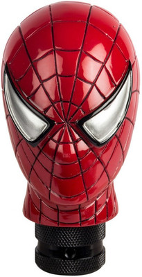 CARSONIFY Combination of steel & leather Gear Knob(Red)