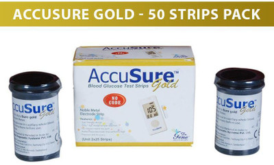 AccuSure 74 50 Glucometer Strips