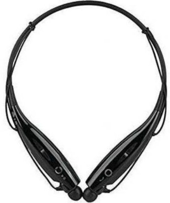 Clairbell WIG_435K_HBS 730 Neck Band Bluetooth Headset Bluetooth(Black, In the Ear)