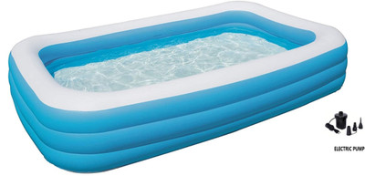 USTAR PREMIUM (10EET VIREX USA *6) JUMBO PREMIUM 10 FEETS LENGTH AND 6 FEETS WIDTH ,3 LAYERS FULL FAMILY SIZE RECTANGULAR WATER BATH SWIMMING POOL FOR KIDS AND ADULTS WITH DRAINAGE VALVE AT THE BOTTOM. BEST SELLER ,PEOPLE CHOICE 10FEETS JUMBO FAMILY WATER SWIMMING POOL FOR ALL AGE GROUP FAMILY MEMBE