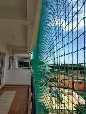 Amz Sports Nets Balcony/Bird/Monkey/Child Protection Net(GREEN) (18 Ply,10FtX35Ft.) Bird Net(Green)
