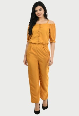 Muskan Enterprises Solid Women Jumpsuit