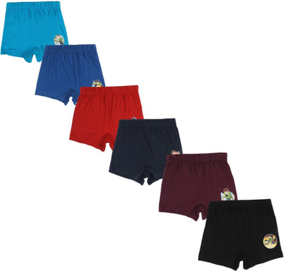 Red Rose Brief For Boys(Multicolor Pack of 6)