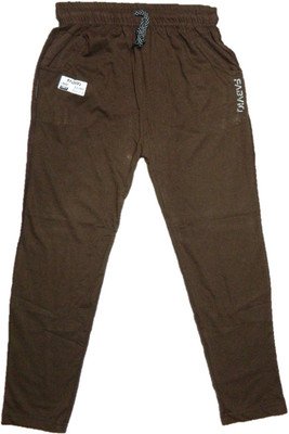 FABVIO PLUS Track Pant For Boys(Brown, Pack of 1)