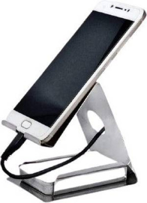 NEWON Stainless Steel Mobile Stand With Card Holder Mobile Holder