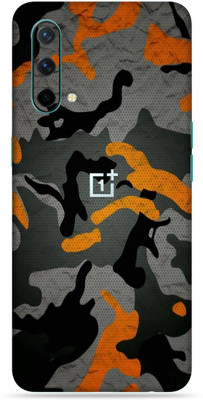 OggyBaba one+9 nord ce Mobile Skin(Military Orange Camouflage Skin Matte Finish)