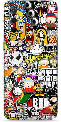 OggyBaba one+9 nord ce Mobile Skin(Sticker Bombing Skin Matte Finish)