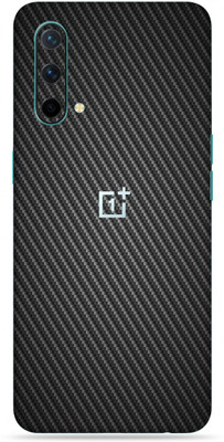 OggyBaba OnePlus Nord CE, Phone Back side Protector and Camera Protector Mobile Skin(Ultra Super Black-Carbon-Fiber Skin Skin Matte Finish)