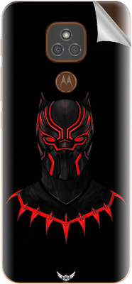 Snooky Motorola Moto E7 Plus Mobile Skin(Black)