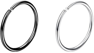 Sorellaz Metal Nose Ring Set(Pack of 2)