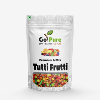 Gopure Mix Tutti Frutti Multi Colour 400gm Cherries(400 g)