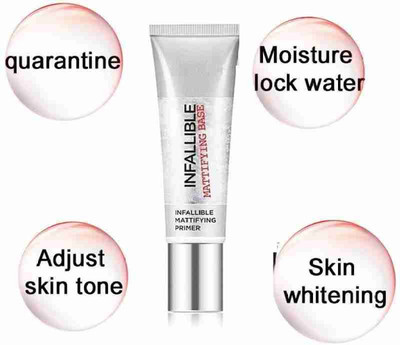 SKYBOAT Oil Control Infallible Mattifying Base Face Primer 35ml Primer  - 35 ml(white)