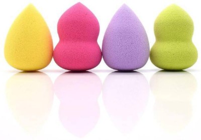 BR Belle Rosa Set of 4 Makeup Beauty Foundation Cream Powder Liquid Blender Spong Puff