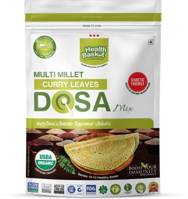 HEALTH BASKET Millet Curry Leaves Dosa Mix (300g) 300 g