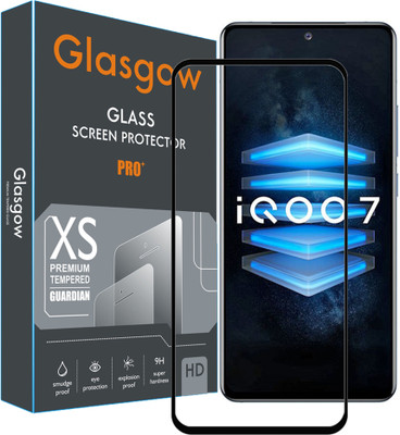 Glasgow Edge To Edge Tempered Glass for IQOO 7(Pack of 1)