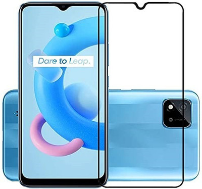 LIKEDESIGN Edge To Edge Tempered Glass for Realme C11 2021(Pack of 1)