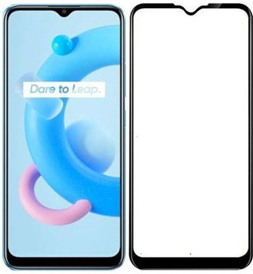 LIKEDESIGN Edge To Edge Tempered Glass for Realme C11 2021(Pack of 1)
