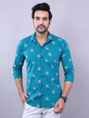 PROTOZONE Men Floral Print Casual Multicolor Shirt