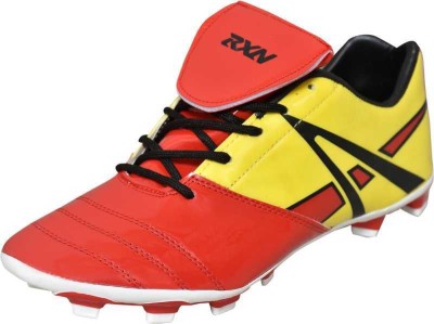 RXN Football Shoes For Men(Red , 3)