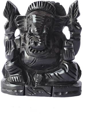 Mtr handicrafts Pure Karungali kattai Vinayagar (Ebony Blackwood Vinayagar) Idol(size 2 inch) Decorative Showpiece  -  5 cm