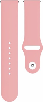 J Silicone Wrist Band Straps Compatible with Samsung Galaxy Watch 3 41mm / Galaxy Watch 42mm / Galaxy Watch Active/Active 2 40mm 44mm Moto 360 2nd Gen Amazfit Bip/ Amazfit Bip / Gear Sport/S2 Classic Smart Watch Strap(Pink)