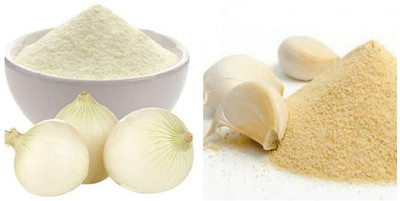 Organic Bites Combo of Onion Garlic Powder 100 gm each (Total 200 gm)(2 x 100)