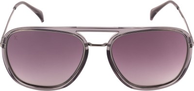 Xpres Rectangular Sunglasses(For Men & Women, Black)