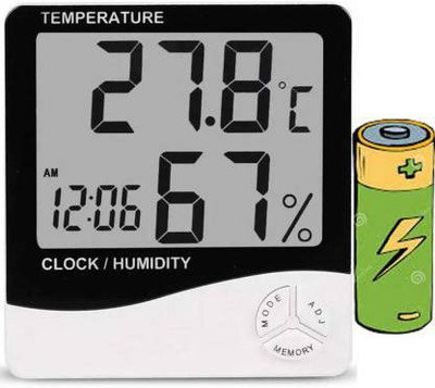 Zinzo Digital White Clock