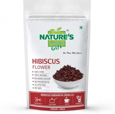 Nature's Precious Gift Hibiscus Flower Sabdariffa - 2 kg - Jumbo Super Saver Wholesale Pack Hibiscus Herbal Tea Pouch(2 kg)