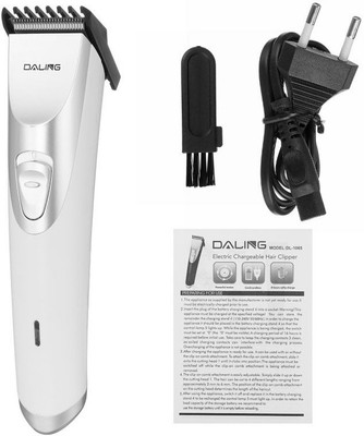 DALING DL-1065 Trimmer 120 min  Runtime 0 Length Settings(Silver, Black)