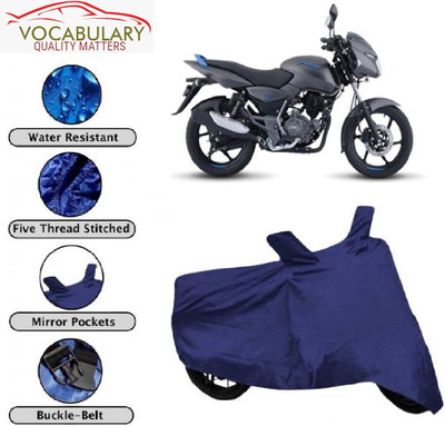 MEGA MARTZZ Waterproof Two Wheeler Cover for Bajaj(Pulsar 125 Neon, Blue)