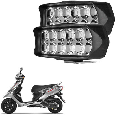 Vagary SHILON-12LED-ST2-218 Headlight Car, Motorbike LED for TVS (15 V, 16 W)(Zest, Pack of 2)