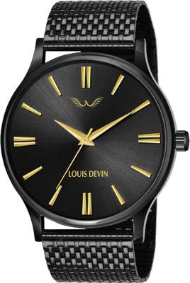 LD-BK047-GLDBLK Analog Watch  - For Men
