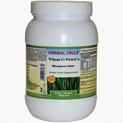 Herbal Hills Wheatgrass - Value Pack 900 Tablets (Pack of 2)(Pack of 2, 900 Tablets)