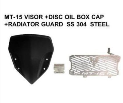 IMAD TRADING MT -15 VISOR+RADIATOR GUARD+DISC OIL BOX CAP Bike Fairing Kit