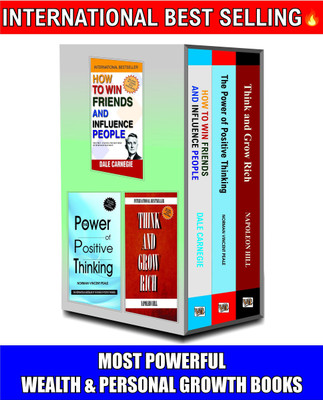 Most Powerful Original Motivational And Business Books Set, Think And Grow Rich By Napoleon Hill English Book, The Power Of Positive Thinking English Book, How To Win Friends And Influence People  - Most Powerful Original Motivational And Business Books Set, Think And Grow Rich By Napoleon Hill Engl