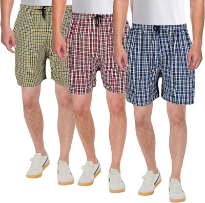 KRISHAN GOPAL COLLECTION Checkered Men Boxer