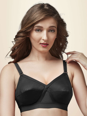 Trylo KRUTIKA PLAIN Women Full Coverage Lightly Padded Bra(Red)