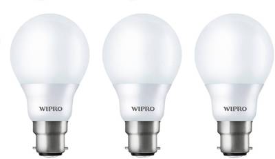 WIPRO 12 W Standard B22 LED Bulb  (White, Pack of 3)