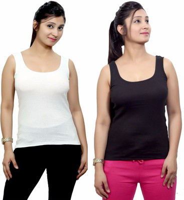 Q-Bical Women Tank Top/Vest(Pack of 2)